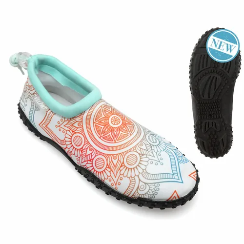 Vista 6 de Escarpines Blanco Mandala Unisex adultos
