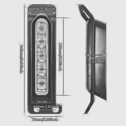 Vista 5 de Luces de Panel de Relleno LED Luces de Guardabarros Trasero Señales de Giro Compatible con Harley Touring Road Glide FLTR Electra Glide FLHT Road