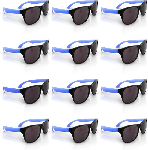 Vista 15 de Windy City Novelties Paquete de 12 gafas de sol retro