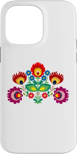 Vista 21 de iPhone 16 Polish Traditional Folk Pattern, Eastern Folklore Case