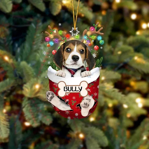 Vista 116 de IZI POD Affenpinscher Adorno de Navidad personalizado para perro, adorno de bolsillo de nieve para perro para árbol de Navidad, adorno acrílico