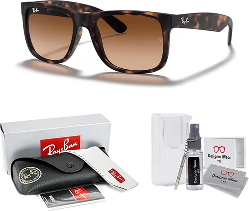 Vista 52 de Ray-Ban RB4165 JUSTIN Sunglasses For Men For Women+BUNDLE with ACCESSORY EYEWEAR KIT