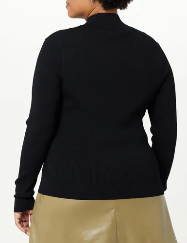 Vista 6 de The Drop Suéter con cuello alto falso Cecilia para mujer