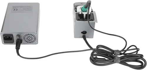 Vista 2 de Estación de soldadura inteligente, pantalla digital de grado profesional, control PID de 96 W, mango T210 de calentamiento rápido para reparación