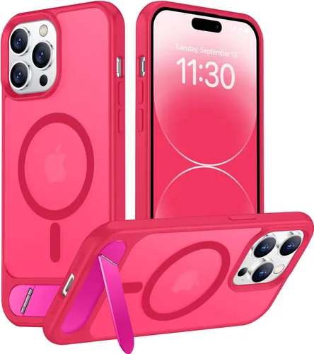 Vista 45 de Funda para iPhone 11 con compatibilidad magnética, [Soporte invisible incorporado][Compatible con MagSafe]
