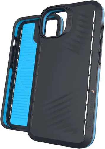 Vista 3 de Funda GEAR4 ZAGG Denali - Protección contra impactos definitiva con placa trasera y marco reforzados con D3O - para Apple iPhone 13 - Negro