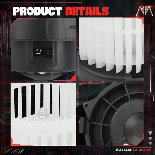 Vista 4 de 700285 Conjunto de motor de ventilador HVAC con jaula de ventilador para Nissan 2012 2013 2014 2015 2016 2017 2018 2019 Versa, para Versa Note