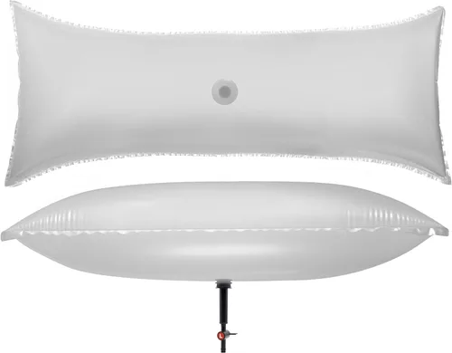 Vista 6 de Globo de Chimenea 21x10 pulgadas Máximo 2 Capas Almohada de Chimenea Inflable Tapón de Corrientes de Aire de Chimenea, Bloqueador de Aire Frío