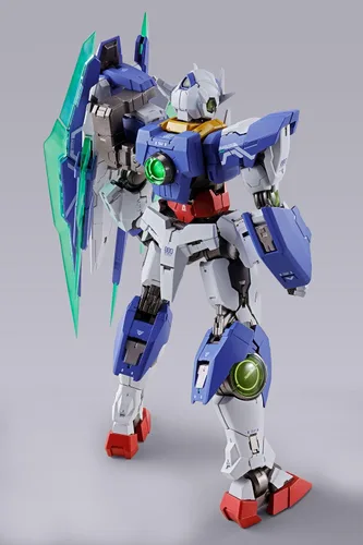 Vista 2 de Bandai Traje móvil Gundam 57535-Metal Build 00 Qan T, multicolor, 19258