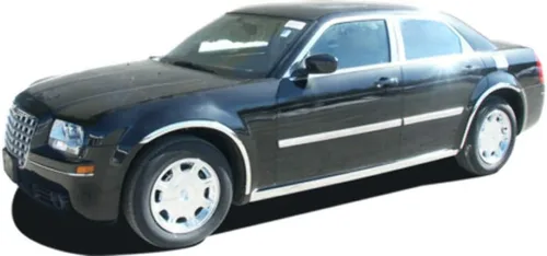 Vista 3 de QAA Es compatible con Chrysler 300 2005-2010, Dodge Charger 2006-2010, Dodge Magnum 2005-2008 Juego de 2 piezas de cubierta de espejo de plástico