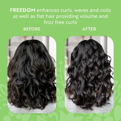 Vista 3 de LatinUs Beauty, FREEDOM Impossible Keratin, Colección para cabello: Shampoo + Acondicionador + Crema para Peinar con Moringa