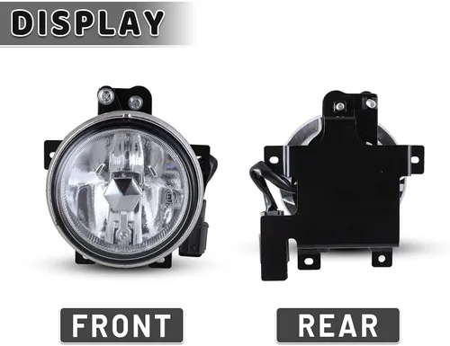 Vista 8 de Luces antiniebla para 2003 2004 2005 2006 Honda Element Lámparas Asambleas Conductor Pasajero Reemplazo con Kit de Cableado 1 Par
