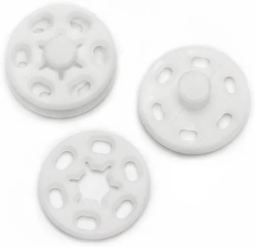Vista 9 de Betoplin 120 juegos de broches de plástico para coser botones de cierre
