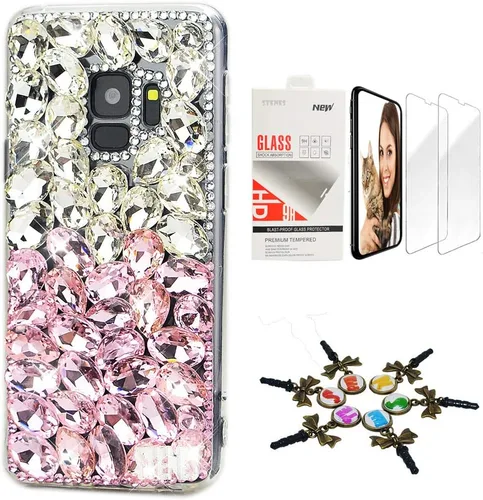 Vista 20 de Bling Case SSSGCDwSPSeries-44 - Funda con diseño 3D hecho a mano, 100 + cristales brillantes