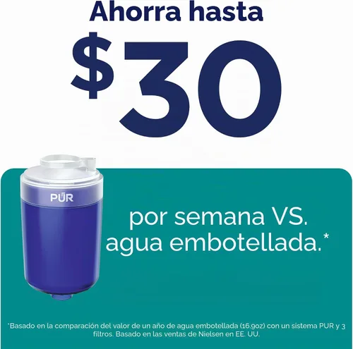 Vista 6 de PUR Plus - Filtro de repuesto para montaje en grifo, paquete de 4, filtro de agua original PUR para grifo de fregadero, filtración mineral 3 en 1