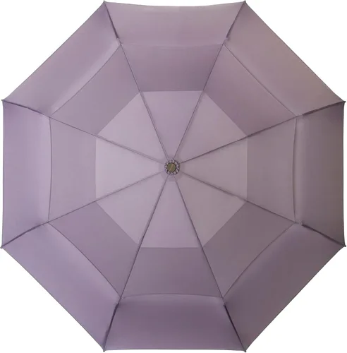 Vista 3 de ShedRain Vortex - Paraguas de viaje plegable y compacto automático, resistente al viento, botón para abrir y cerrar, toldo doble ventilado