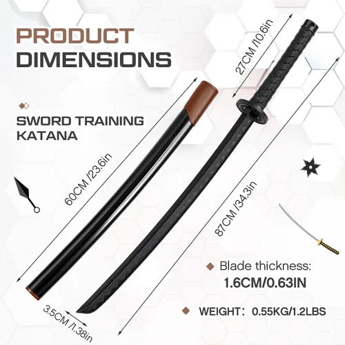 Vista 2 de Seenelling Soporte de entrenamiento de polipropileno con funda ABS Herramienta de práctica de entrenamiento japonés marcial para hombres