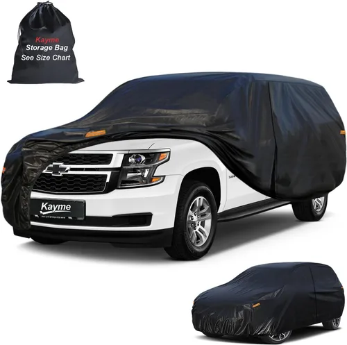 Vista 46 de Kayme Funda impermeable para automóvil deportivo para todo tipo de clima. Consulta la tabla de tallas del vehículo para un ajuste preciso. Cubierta