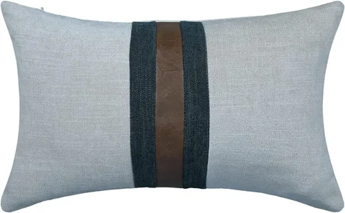 Vista 11 de Fundas de almohada decorativas de granja para exteriores para sofá, cama, funda de almohada de piel sintética marrón, funda de almohada de Beige