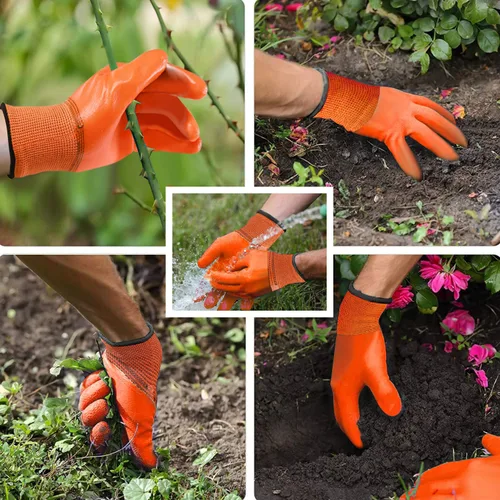 Vista 4 de Broca de taladro para jardín, paquete de 2 brocas en espiral para plantar, 12 x 3 pulgadas y 9 x 1.6 pulgadas, maceta rápida para plantas de jardín