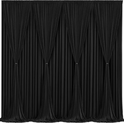 Vista 50 de Cortinas de Fondo Beige - Cortinas de Poliéster Sin Arrugas para Fotografía, Cortinas de Fondo para Fiestas, para Decoraciones de Baby Shower
