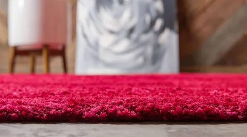 Vista 4 de Unique Loom Colección Solo - Alfombra de área Calabasas (3 pies 3 pulgadas x 5 pies 3 pulgadas, rectangular, rojo)