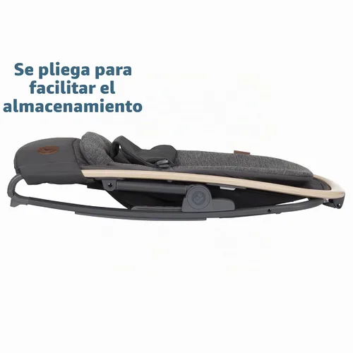 Vista 6 de Maxi-Cosi Kori - Asiento mecedor de bebé 2 en 1 para bebés, silla mecedora para bebé, silla gorila portátil, grafito clásico