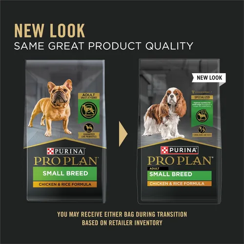 Vista 24 de Purina Pro Plan - Alimento para perros de raza pequeña con alto contenido de proteínas, fórmula de pollo y arroz, bolsa de 18 libras
