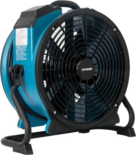 Vista 10 de XPOWER FC-100 - Ventilador industrial de alta velocidad para toda la habitación, circulador de aire, ventilador de piso, velocidad variable
