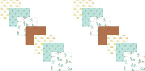 Vista 30 de Hudson Baby Unisex Baby Cotton Flannel Receiving Blankets Bundle, Neutral Woodland Pals, One Size (Pack of 2)