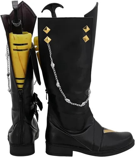Vista 3 de Genshin Impact Tartaglia Childe Cosplay Zapatos Botas 221117