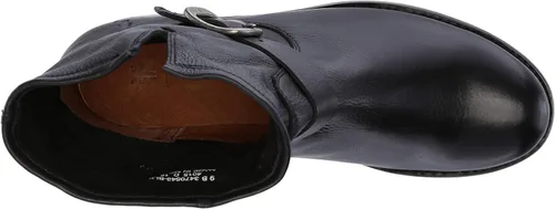 Vista 5 de Frye Veronica Botines para mujer hechos de cuero cepillado de grano completo con herrajes de metal antiguo e impermeables construcción de ribete
