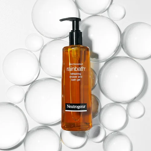 Vista 7 de Neutrogena Rainbath Gel de ducha y baño refrescante y limpiador, gel de baño hidratante y gel de afeitado con espuma de enjuague limpia, aroma