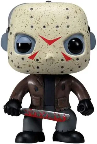 Vista 5 de POP Friday The 13th - Jason Voorhees Funko Pop! Figura de vinilo (paquete con funda protectora compatible con Pop Box), multicolor, 3.75 pulgadas