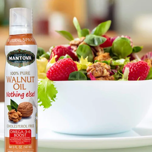 Vista 70 de Mantova Spray de Aceite de Oliva Virgen Extra con Sabor a Cúrcuma, spray de cocina saludable para el corazón perfecto para ensaladas, salsas