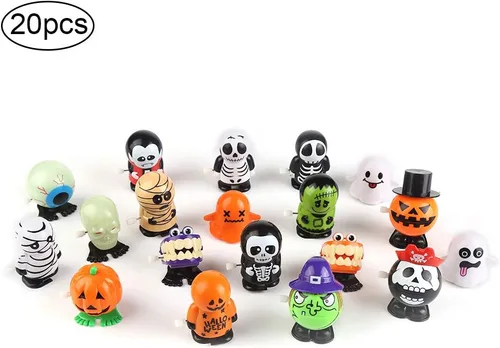 Vista 2 de CCINEE Paquete de 20 juguetes de cuerda de Halloween surtidos para relleno de bolsas de golosinas