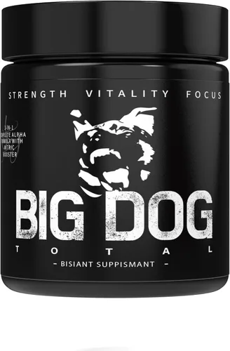 Vista 8 de Big Dog Total Male 3 en 1 Total Alpha Blend - Imprescindible para hombre, sin OMG, energía natural y apoyo de resistencia, 60