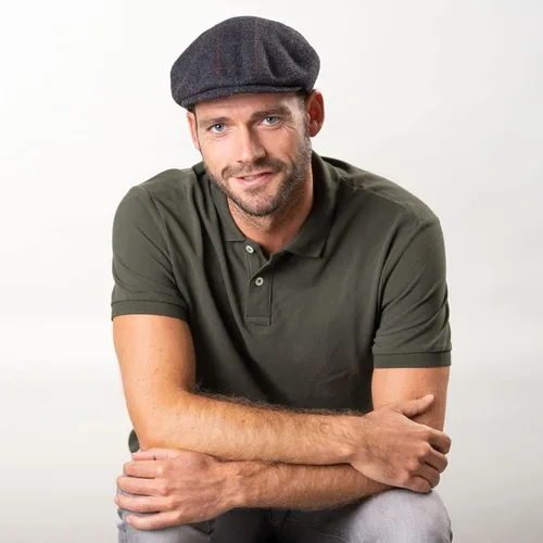 Vista 3 de Stetson Kent Wool Ivy Cap con orejeras Hombre Hecho en la UE
