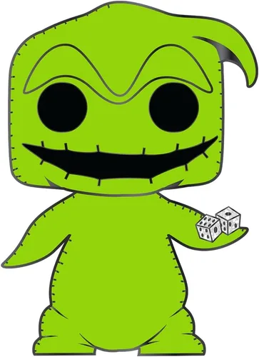 Vista 2 de Funko Pop! Tamaño Pin Disney: Nightmare Before Christmas - Oogie Boogie con posible variante de persecución (los estilos pueden variar), multicolor