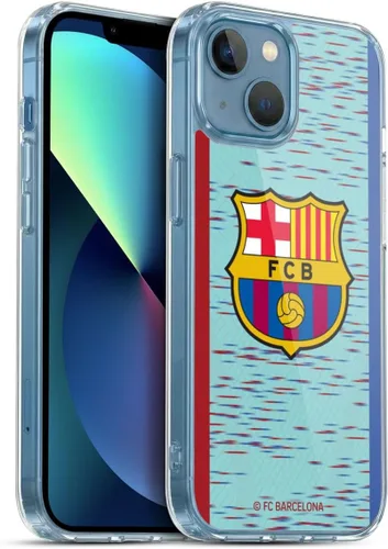 Vista 64 de Head Case Designs Funda de gel suave con licencia oficial del FC Barcelona Away 2023/24 compatible con Apple iPhone 7 Plus/iPhone 8 Plus