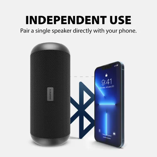 Vista 6 de Avantree Harmony 2 - Sistema de altavoces inalámbricos multihabitación con Bluetooth y entradas con cable, fácil configuración, ampliable