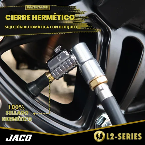 Vista 4 de JACO Lightning L2-Series Acoplador neumático para llantas, 1/4 de pulgada F-NPT (flujo abierto)