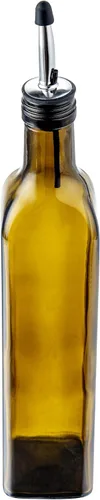 Vista 11 de Restaurantware-Chef 101 Dispensador de aceite de oliva de 16.9 onzas, 1 botella dispensadora de aceite de cocina, con vertedor de acero inoxidable