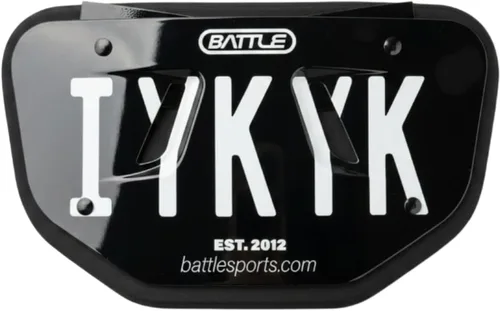 Vista 39 de Battle Sports Placa de espalda de fútbol novedosa – Protector de espalda inferior de carcasa dura con espuma contorneada para protección de alto