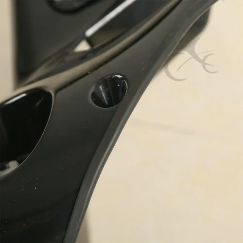 Vista 8 de Carenado interior ABS negro sin pintar compatible con Harley Davidson Road Glide FLTR 1998-2013
