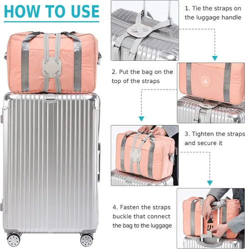 Vista 5 de Travelkin - Correas de equipaje, correas elásticas para equipaje, correas elásticas para maletas, cinturón elástico
