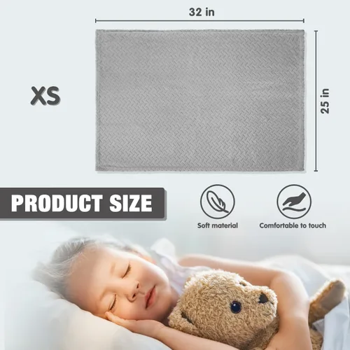 Vista 2 de Manta de franela para bebé, cobijas acogedoras para recién nacidos y niños pequeños, supersuave y cálida manta de bebé para cochecito de cuna