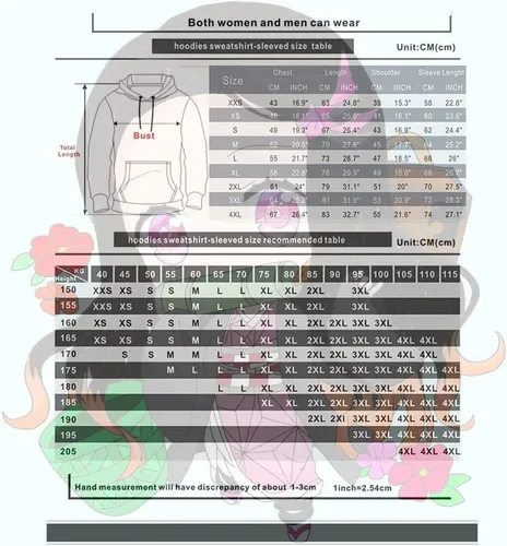Vista 7 de AONUOWE Sudadera con capucha Slayer Kimetsu no Yaiba con estampado 3D de anime con capucha para hombres y mujeres