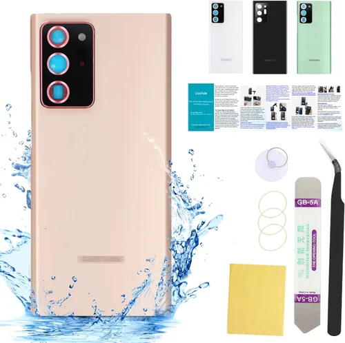 Vista 42 de Compatible con Samsung Galaxy Note 8 - Carcasa trasera de repuesto de cristal de 6.3 pulgadas, SM-N950, todos los portadores con manual de Negro