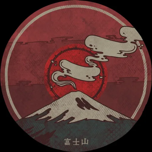 Vista 2 de Design By Humans Camiseta Fuji by againstbound para hombre